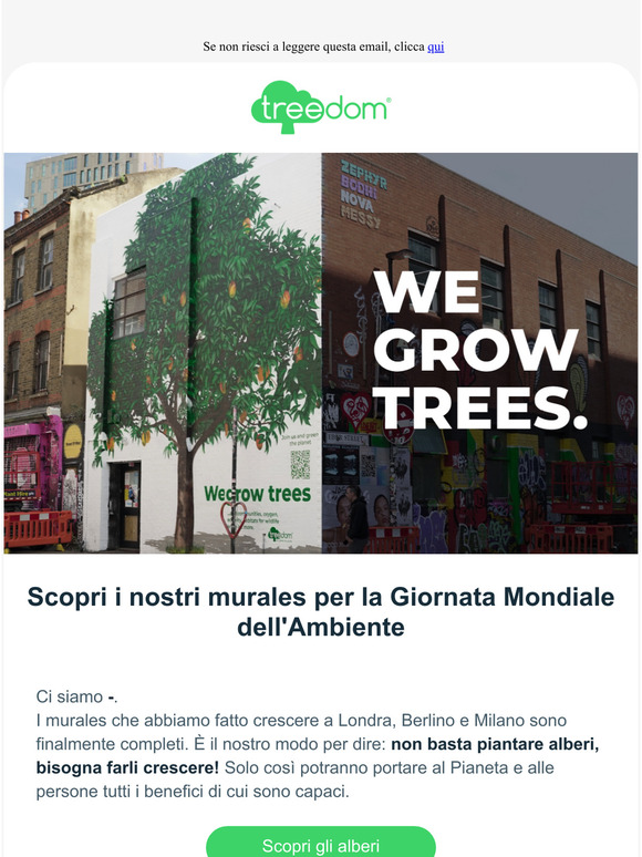 -se pianti tu, piantiamo anche noi! Festeggiamo insieme la Giornata Mondiale dell'Ambiente