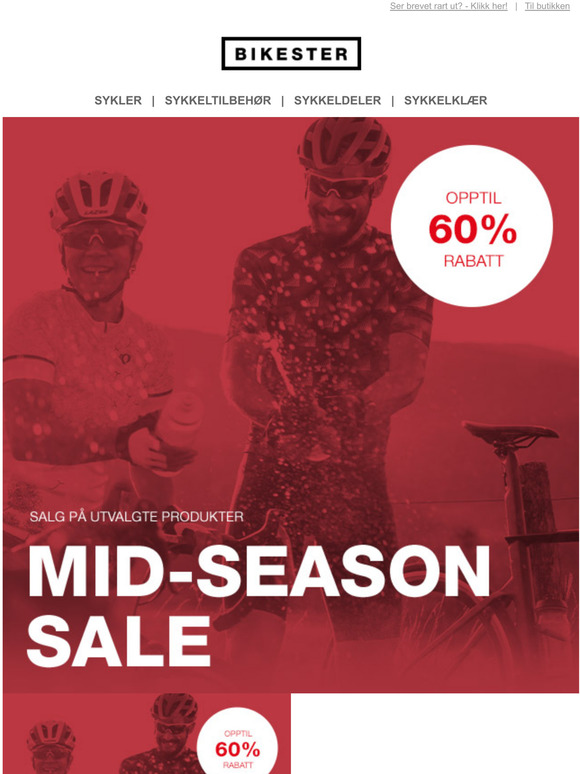 Siste sjanse - Mid-Season Sale nrmer seg slutten!