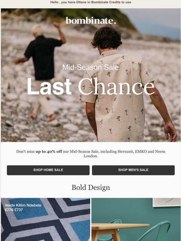Last Chance | Mid-season Sale 