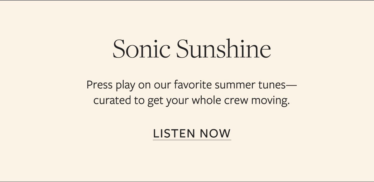 Sonic Sunshine—Listen Now