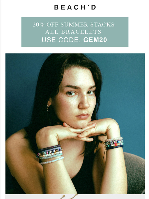 20% OFF + New Styles!