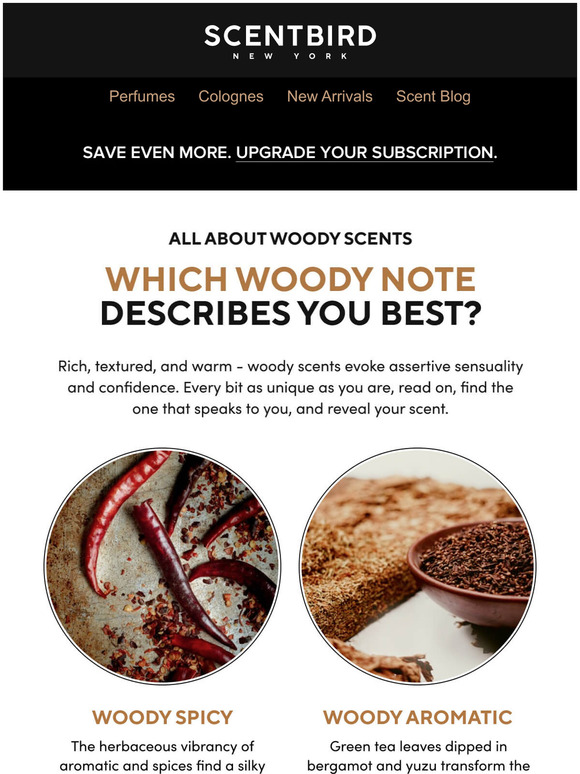 Scentbird Quiz Which one describes you best? Milled