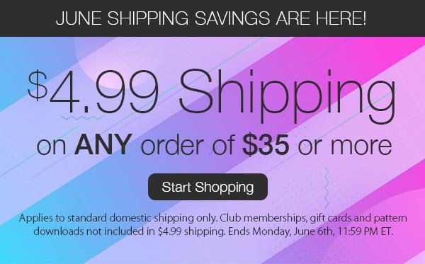 $4.99 Flat Rate Shipping on $35 or more