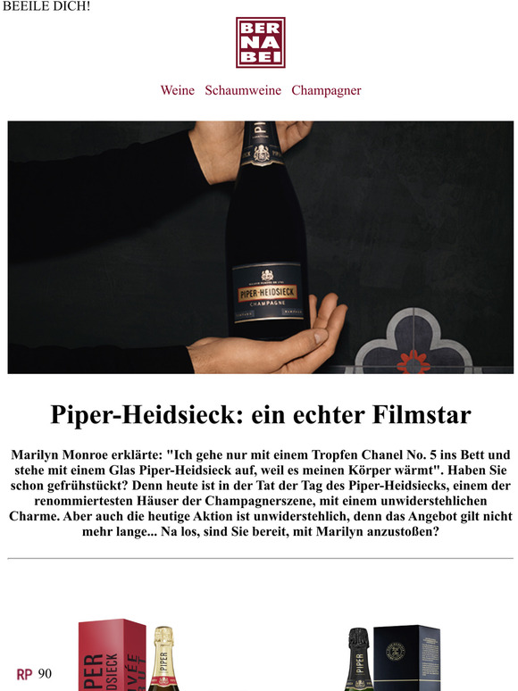  Piper-Heidsieck bis zu -24%