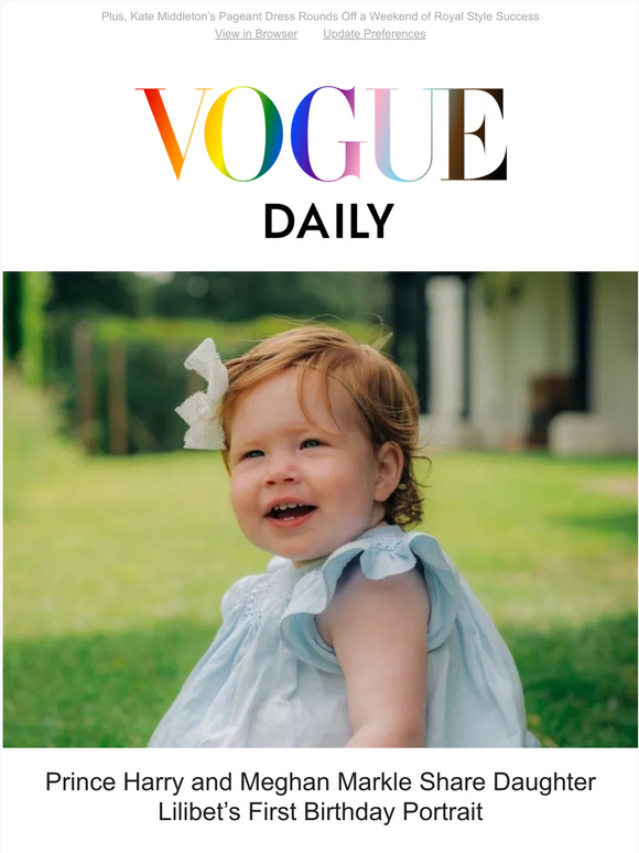 Vogue Prince Harry And Meghan Markle Share Daughter Lilibets First Birthday Portrait Milled 