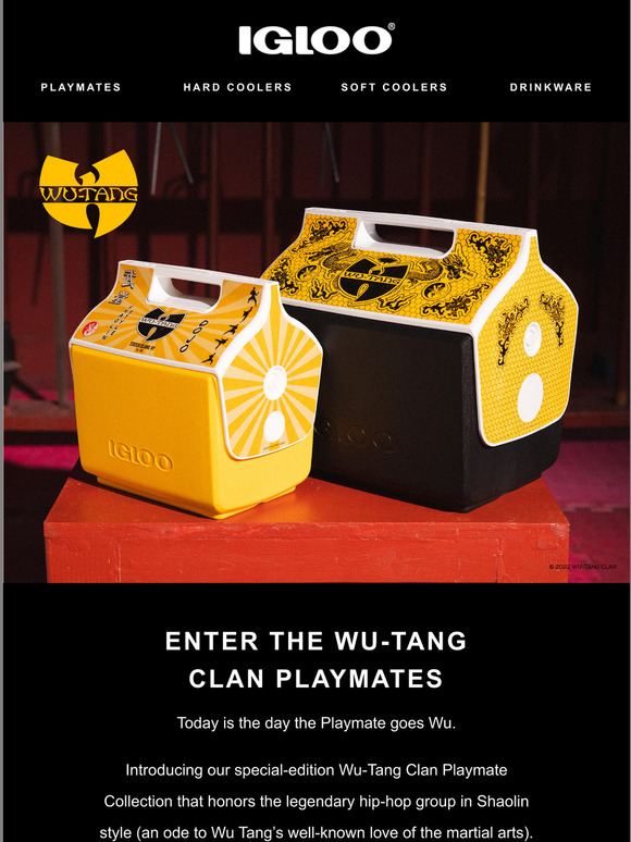 Special Limited Edition 7qt outlets WU-TANG CLAN Igloo Little Playmate Cooler