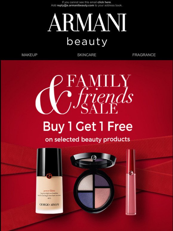 Buy One Get One Free | Family And Friends Sale Starting Today  