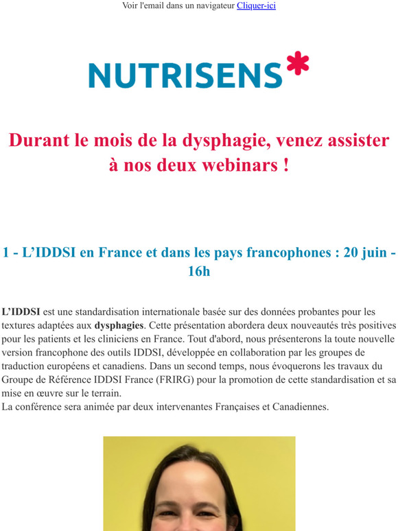 Dysphagie : Nos webinars pour le mois de la dysphagie