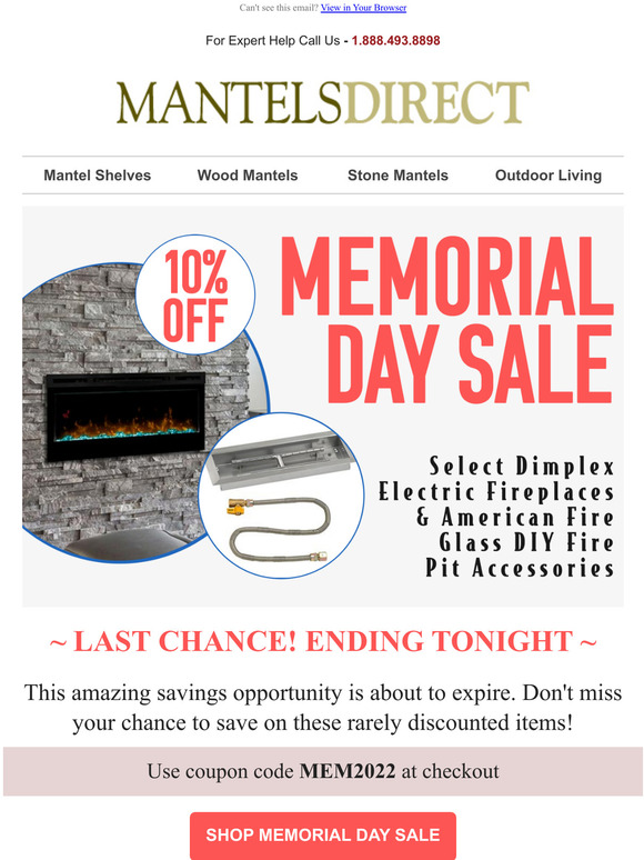 Final Hours of the Memorial Day Sale!