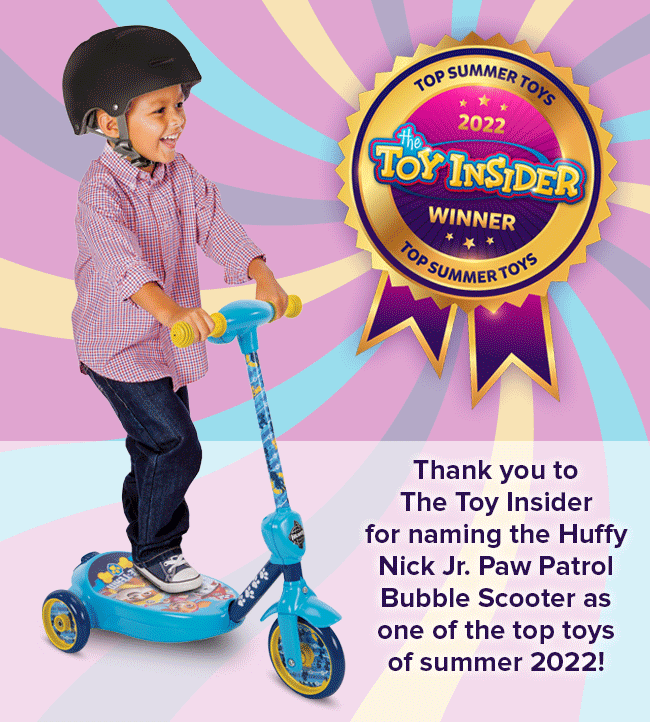 Huffy Bikes Huffy scooter WINS top toy award! Milled