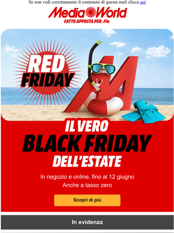  Tuffati nel Red Friday