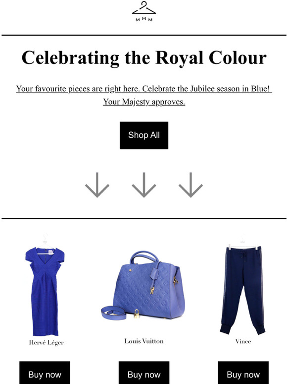 Celebrating Queen's favourite colour 