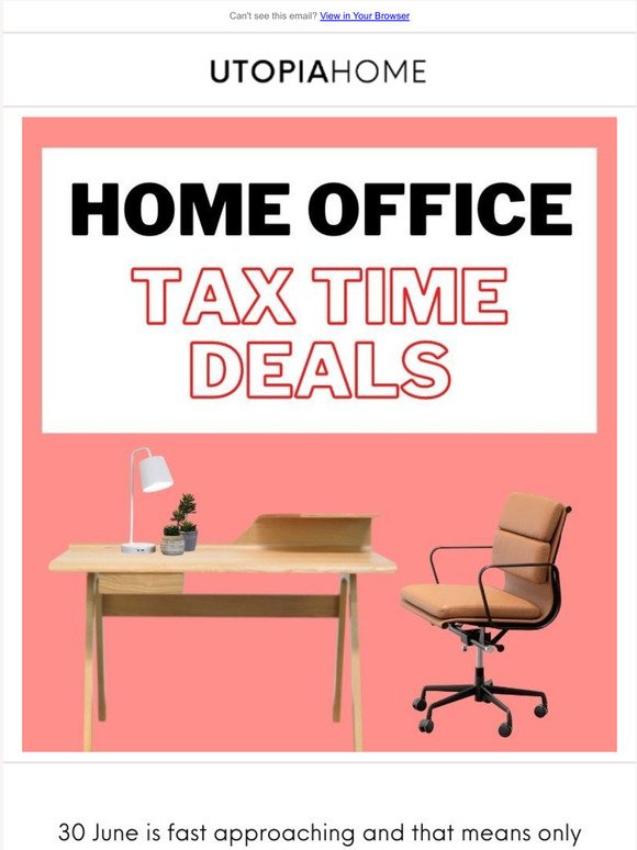  Tax Time Deals: Huge Home Office Savings!