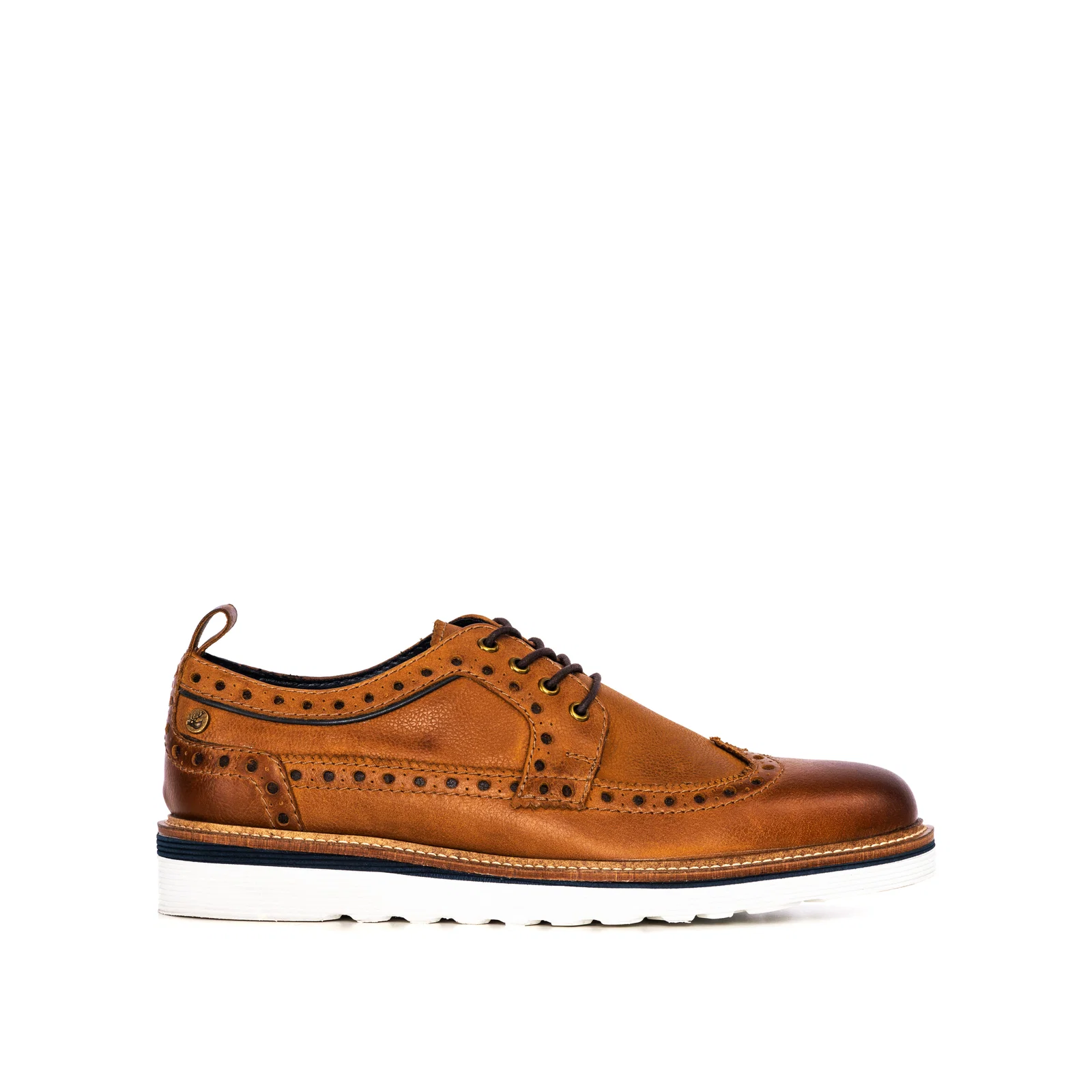 GS MENS CALDER TAN DERBY BROGUE