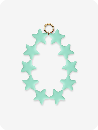 Mint Star Strap