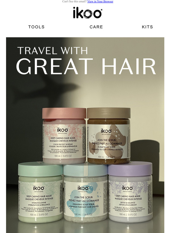 Nourished hair on the fly