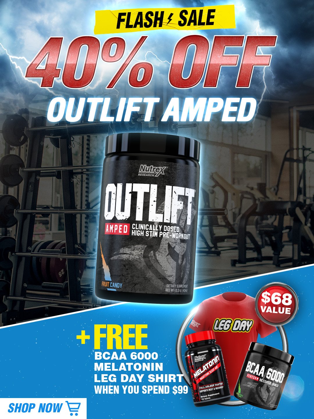 40% off Outlift Amped