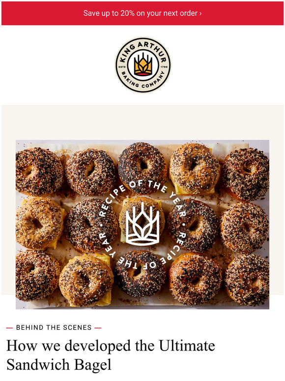 King Arthur Baking Company Creating the Ultimate Sandwich Bagels Milled