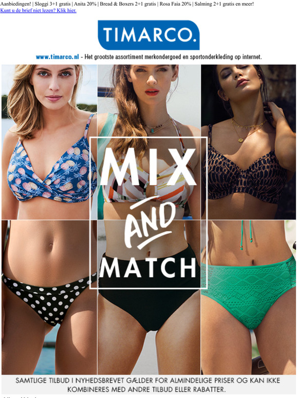 Mix en match met de heerlijke bikinis van deze zomer!