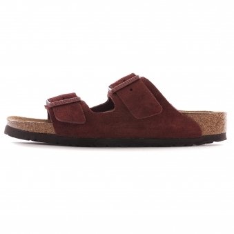 Womens Arizona Soft Footbed Suede Leather - Chocolate