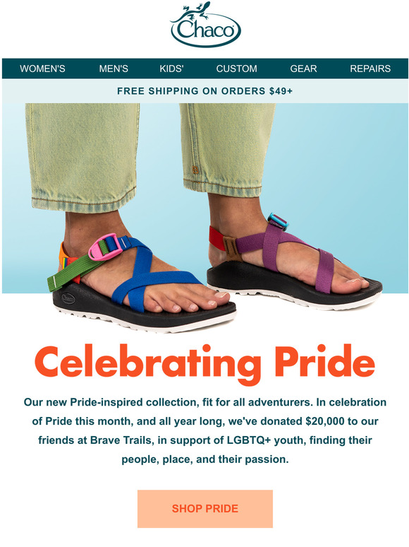 Chaco Pride Month Milled