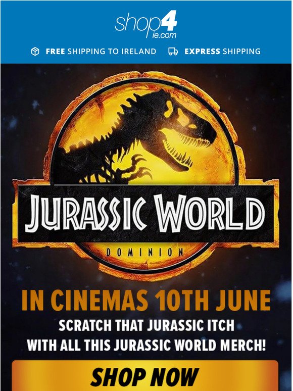  Jurassic World in cinemas 10th June!