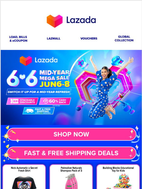 Fast & Free Shipping this Mid-Year MEGA SALE!