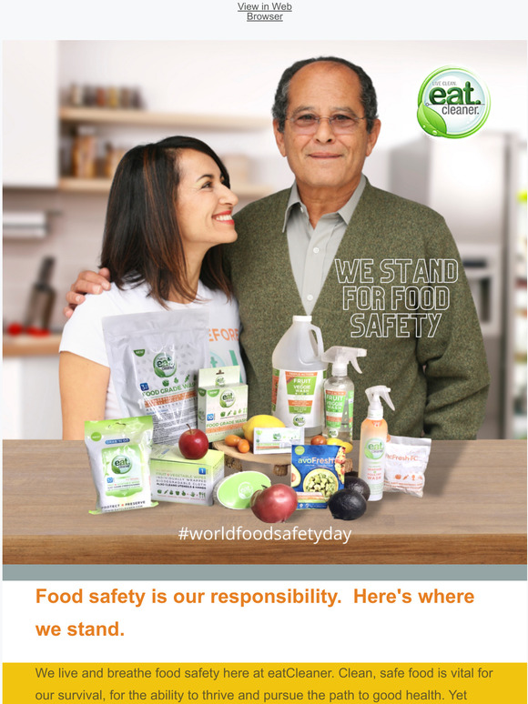 An important #WorldFoodSafetyDay Message