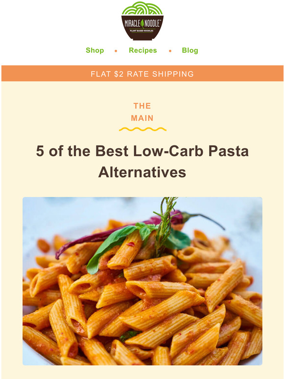 Miracle Noodle Pasta Lovers Alert! Milled