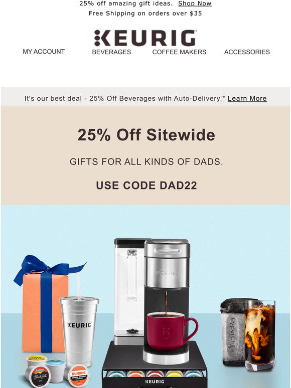 Keurig: Father's Day gifts galore. | Milled