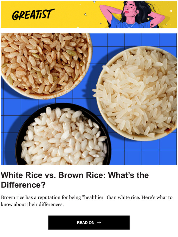 Greater White Rice vs. Brown Rice Whats the Difference? Milled