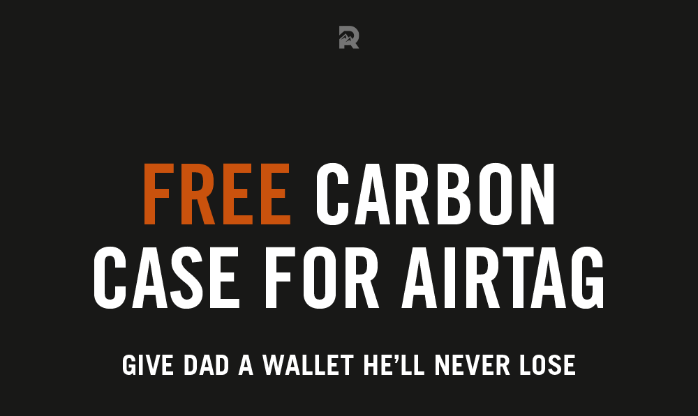 The Ridge: Get a FREE Carbon Case for AirTag