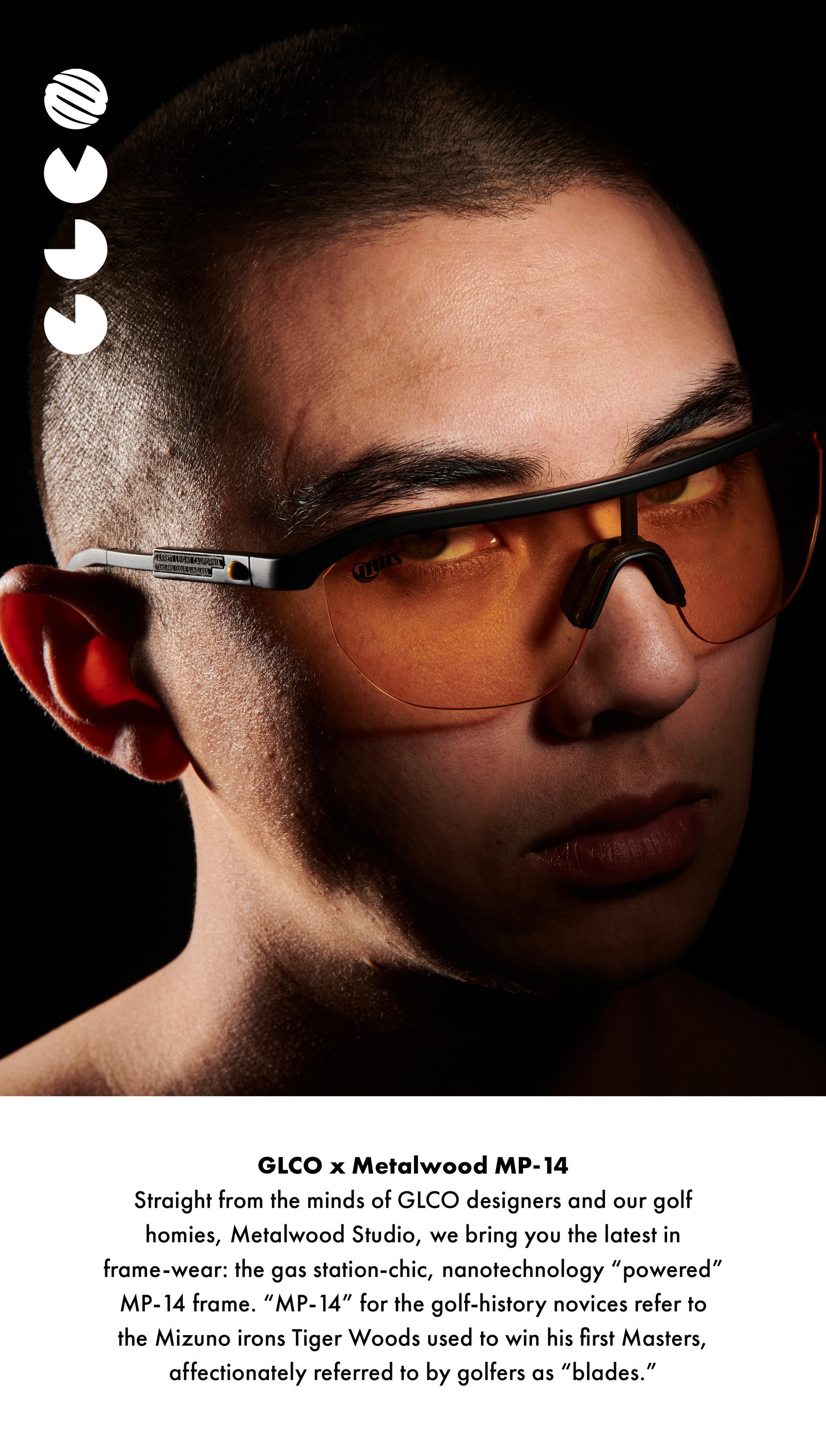 GLCO x Metalwood Matte Black MP-14 Sunglasses Garrett Leight: GLCO x Metalwood MP-14 | Milled main image 3
