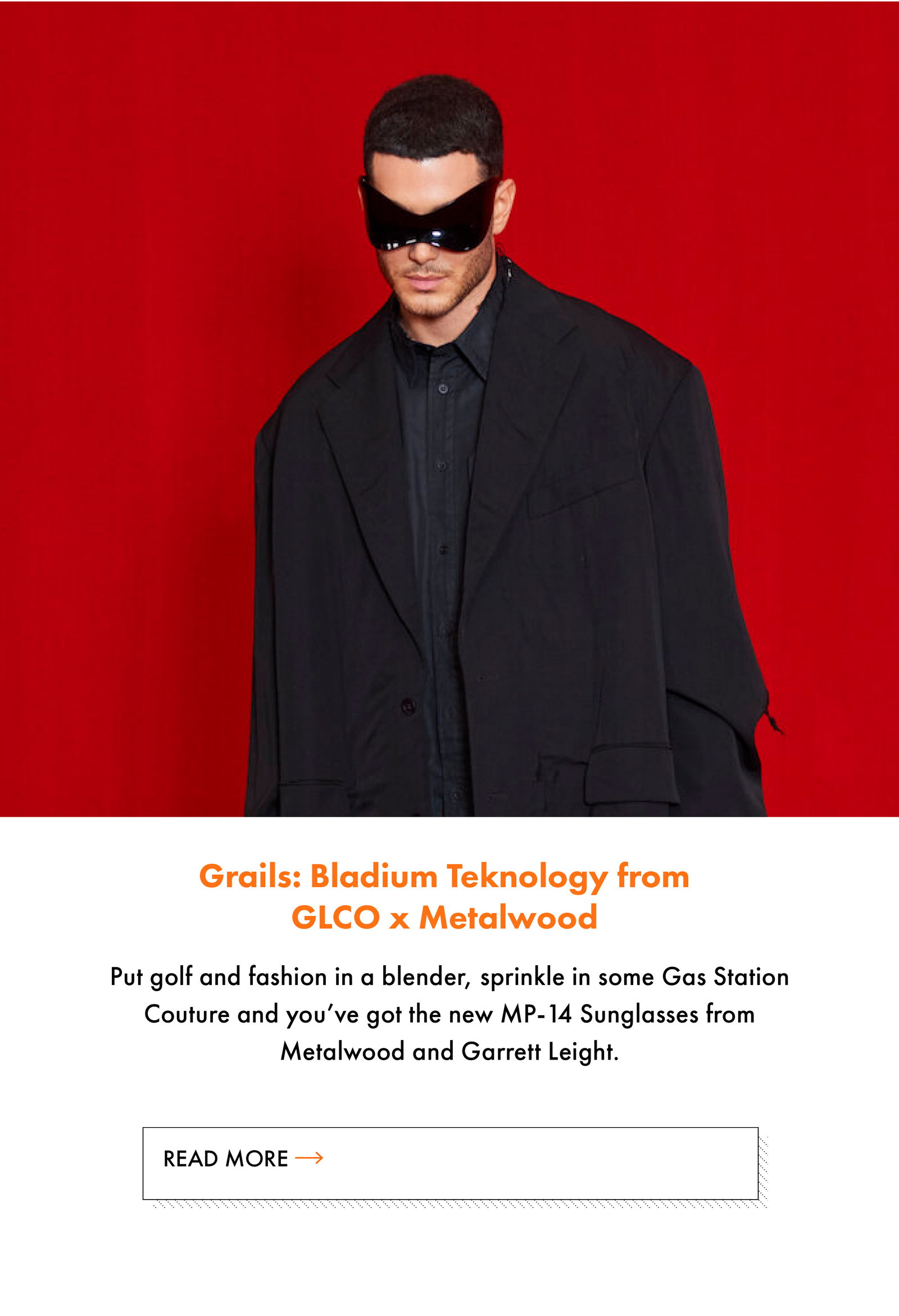 GLCO x Metalwood Matte Black MP-14 Sunglasses Garrett Leight: GLCO x Metalwood MP-14 | Milled main image 4
