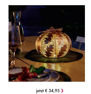 LED-Dekoleuchte Pumpkin jetzt 34,95 Euro