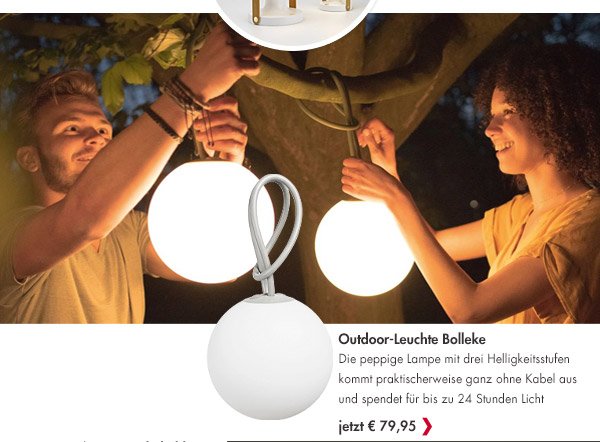 Outdoor-Leuchte Bolleke jetzt 79,95 Euro