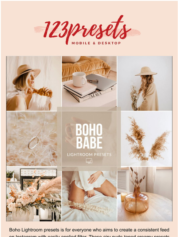 New in store: Boho presets