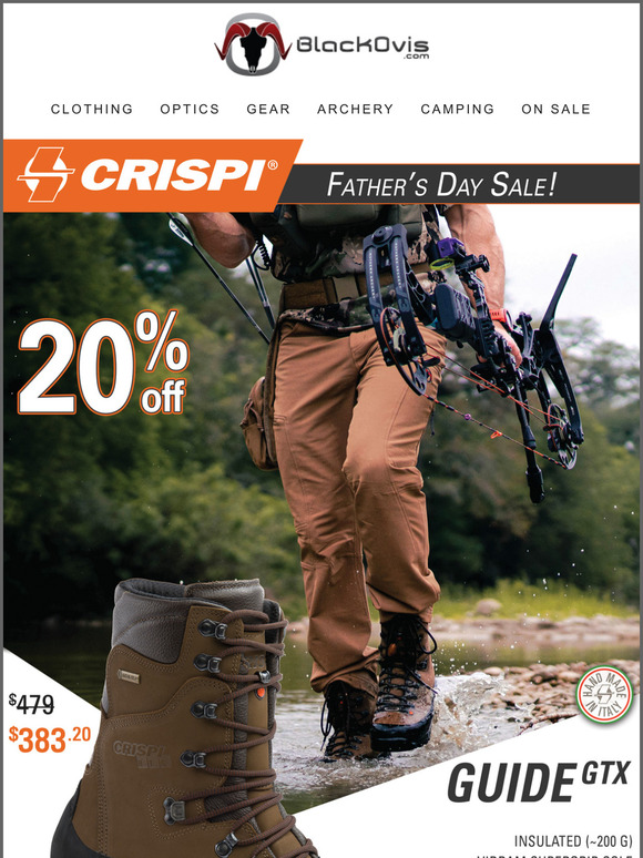 crispi boots father's day sale