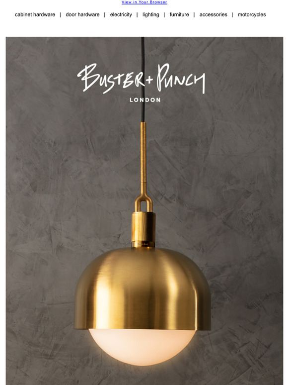 Buster + Punch: New lighting range from Buster + Punch | Milled