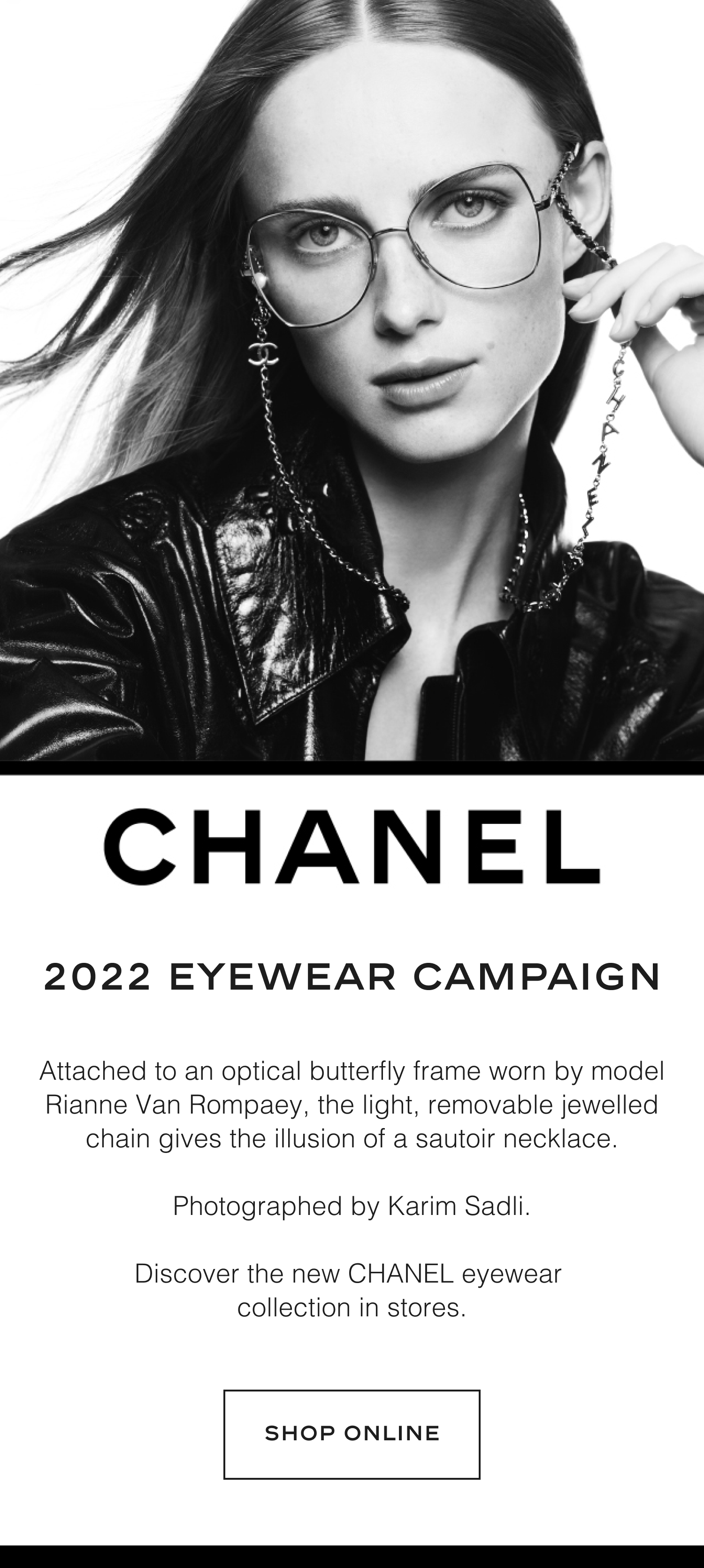 fashioneyewear: Emblematic Details — CHANEL 2022 Eyewear Campaign