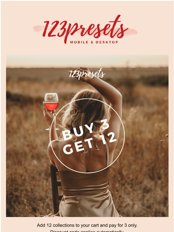 Choose 12 presets and pay for 3