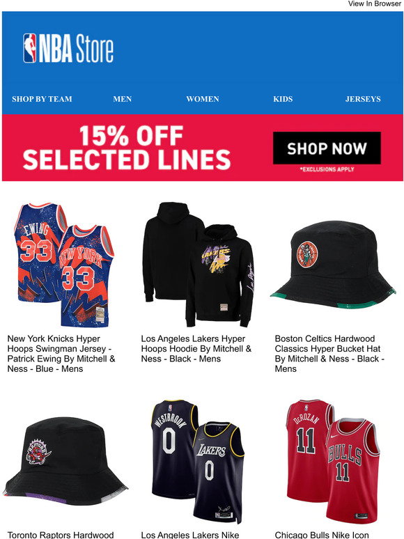 NBA Store EU - Latest Emails, Sales & Deals