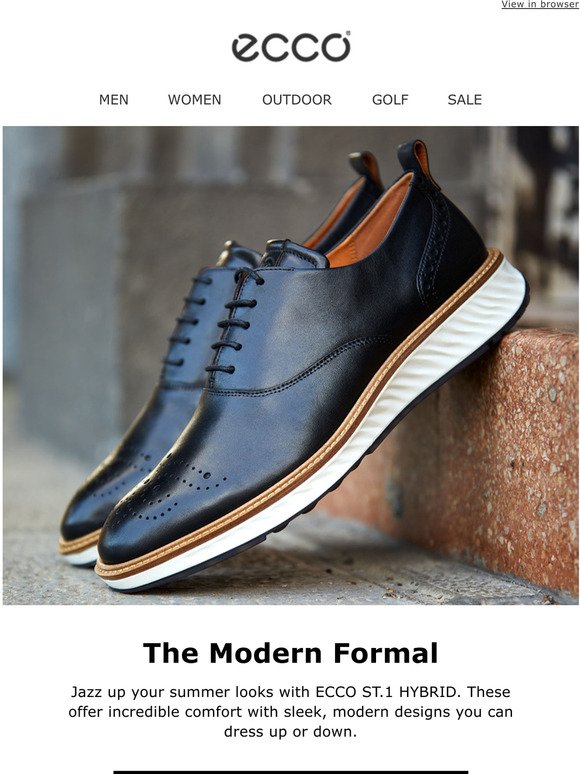 ECCO USA SHOES: Spiffy, modern, formal styles | Milled