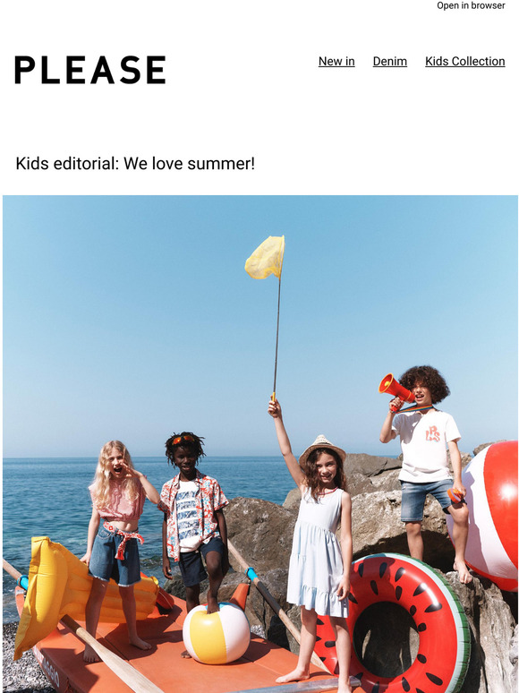We love summer! 🏖️ Discover the new Kids edit