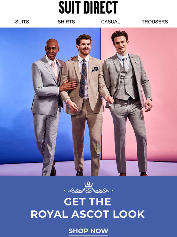 Suit Direct: What to wear to Royal 
