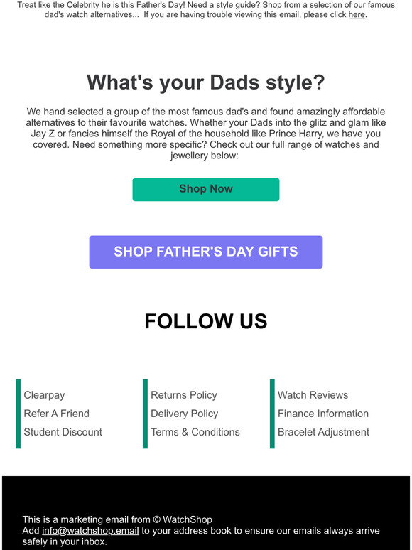 WatchShop.com: Spread the cost interest 