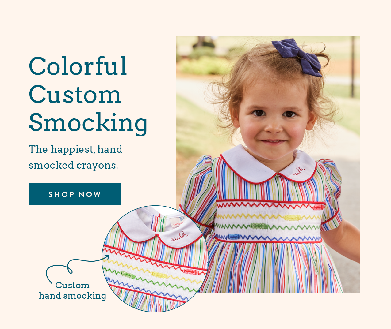Colorful Crayons Smocked