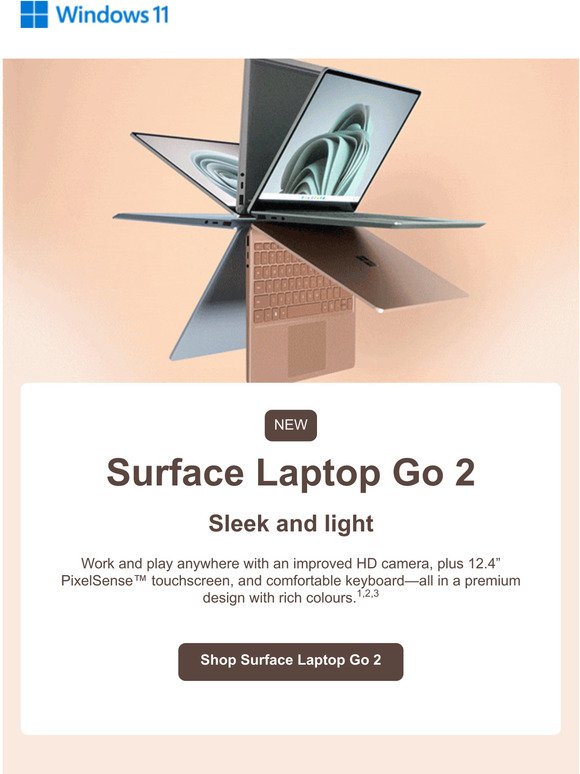 The new Surface Laptop Go 2 is here