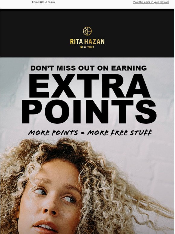 RITA REWARDS! Who doesn't want more points?