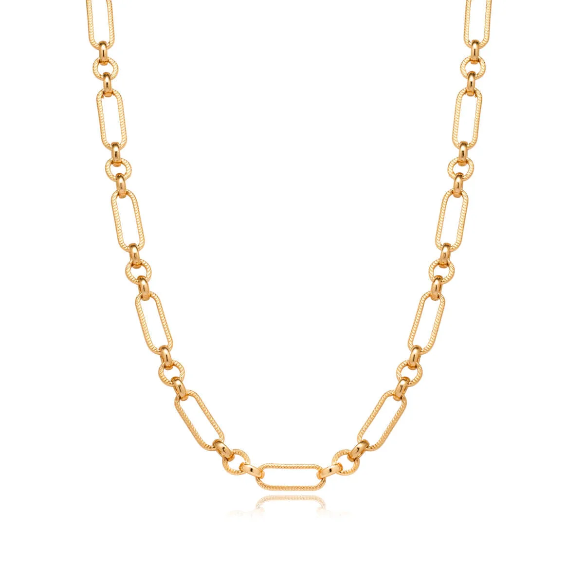 Image of Figaro Chain Necklace (Gold)